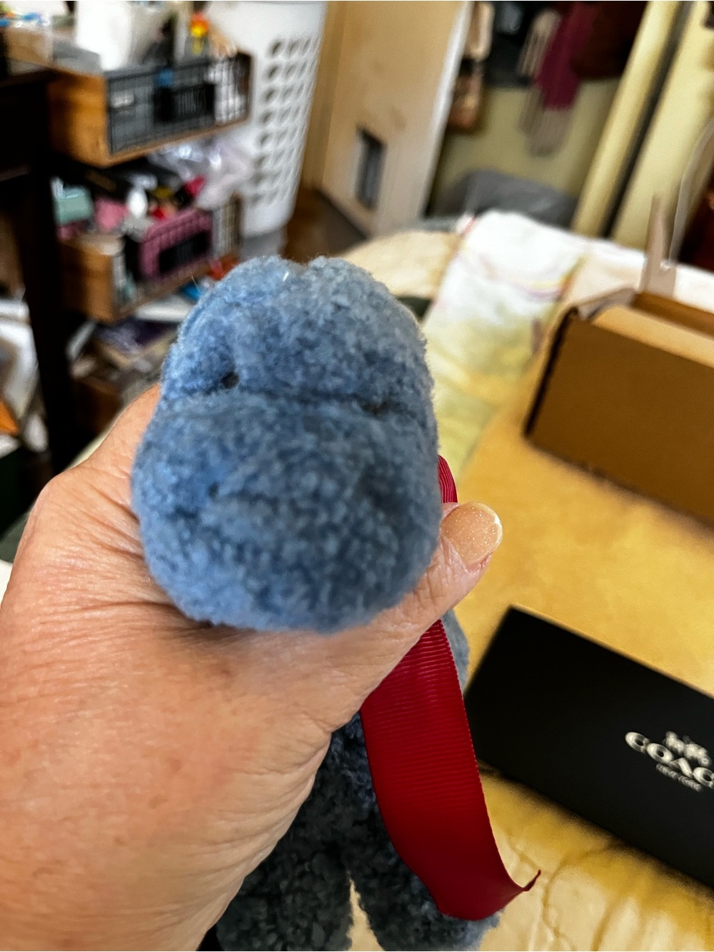 Coach Blue Dinosaur Buddy From Tenth Anniversary Of Rexy - Picture 15 of 16